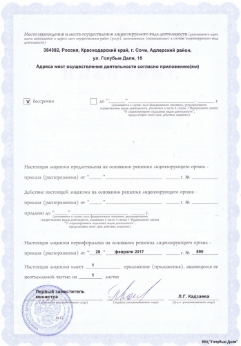 Лицензия